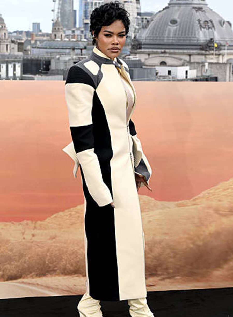 Teyana Taylor One Battle After Another Leather Coat