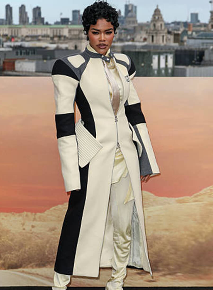 Teyana Taylor One Battle After Another Leather Coat