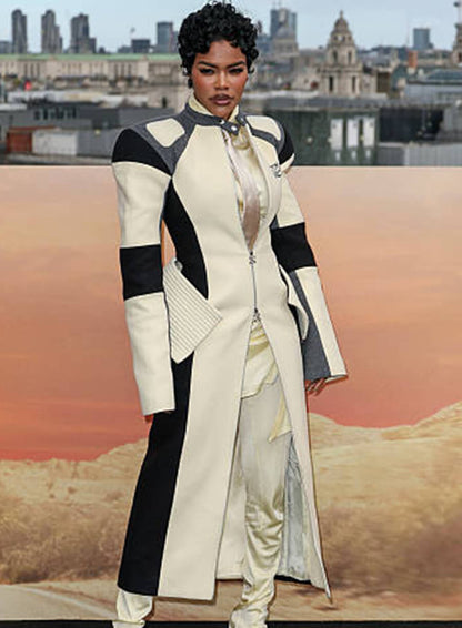 Teyana Taylor One Battle After Another Leather Coat