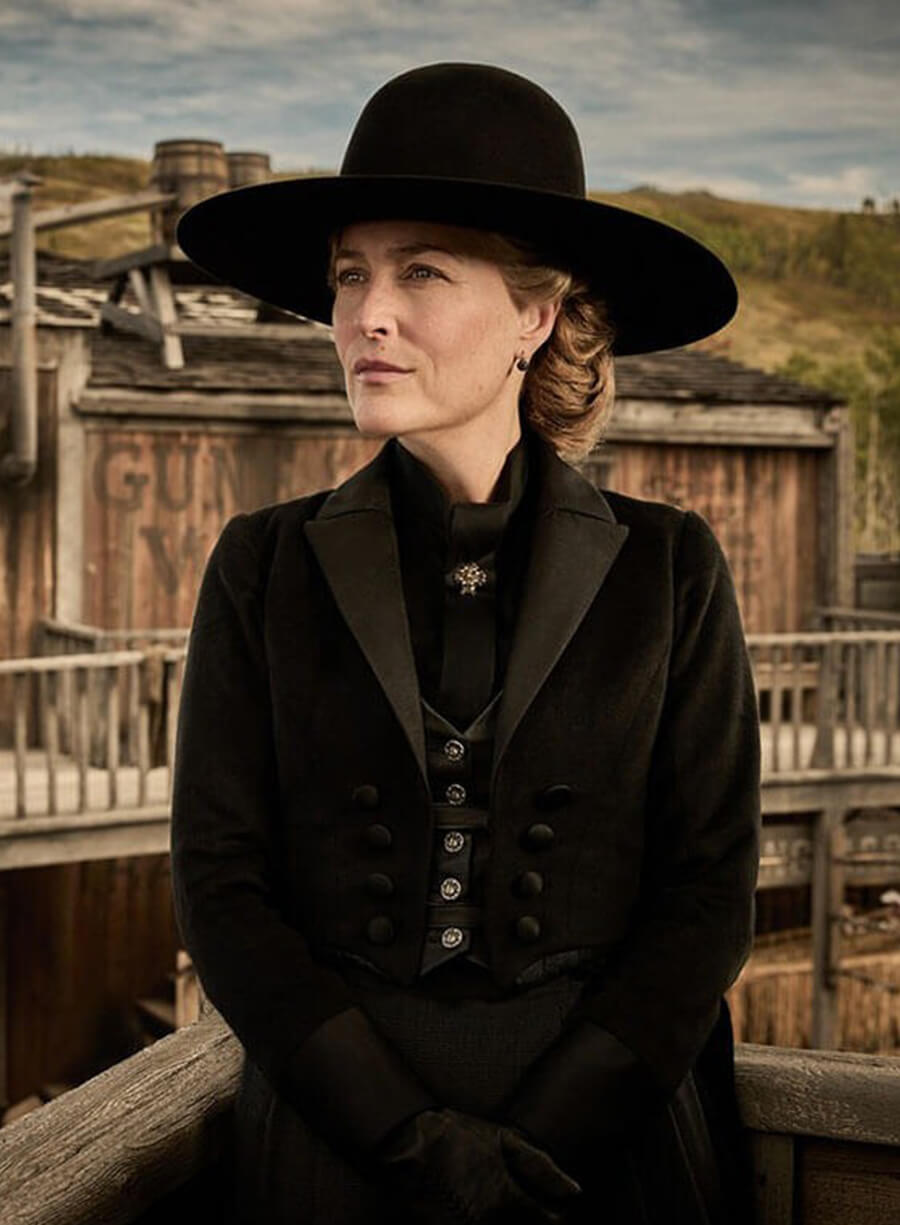 The Abandons S01 Gillian Anderson Velvet Jacket