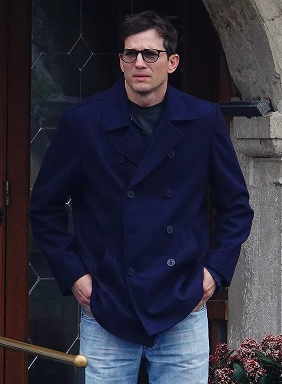 The Beauty 2026 Ashton Kutcher Blue Peacoat