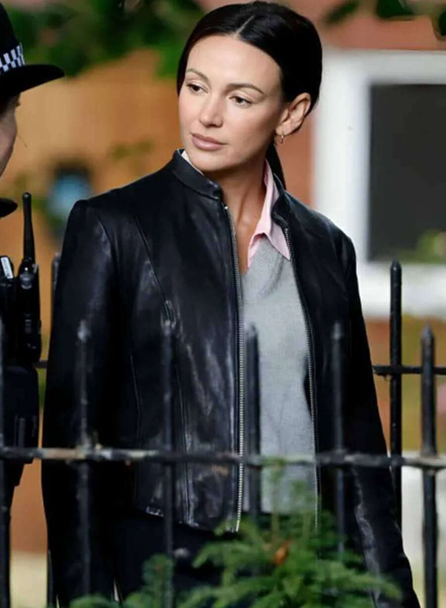 The Blame S01 Michelle Keegan Black Leather Jacket