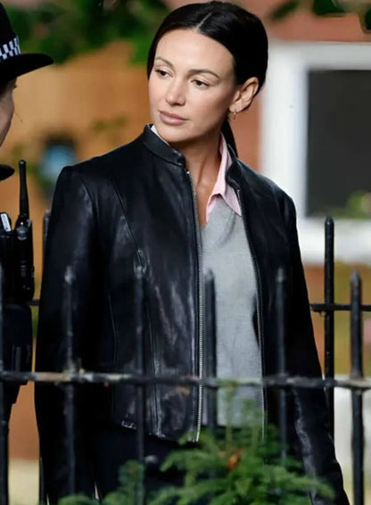 The Blame S01 Michelle Keegan Black Leather Jacket