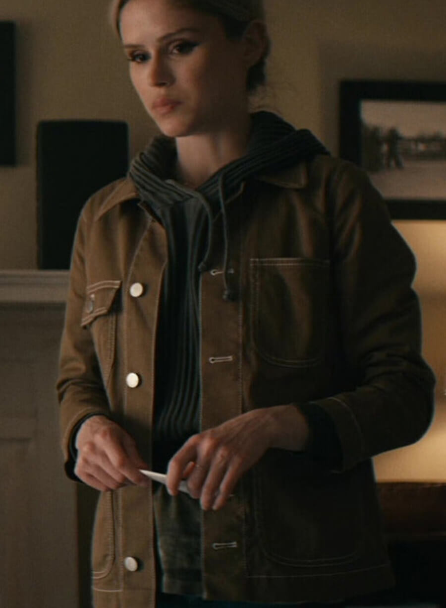 The Boys Annie January Brown Military Jacket