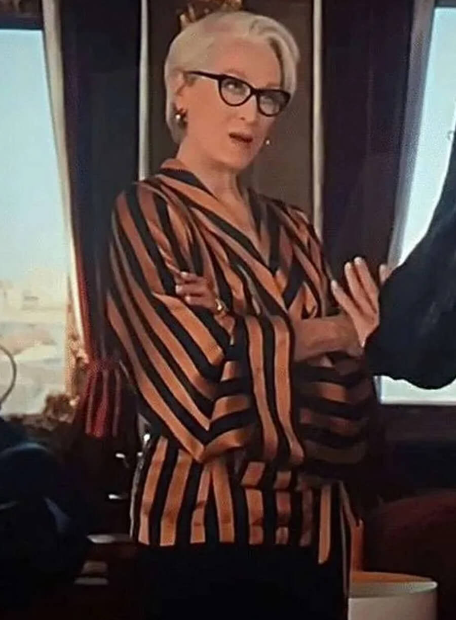 The Devil Wears Prada 2  Meryl Streep Strip Robe
