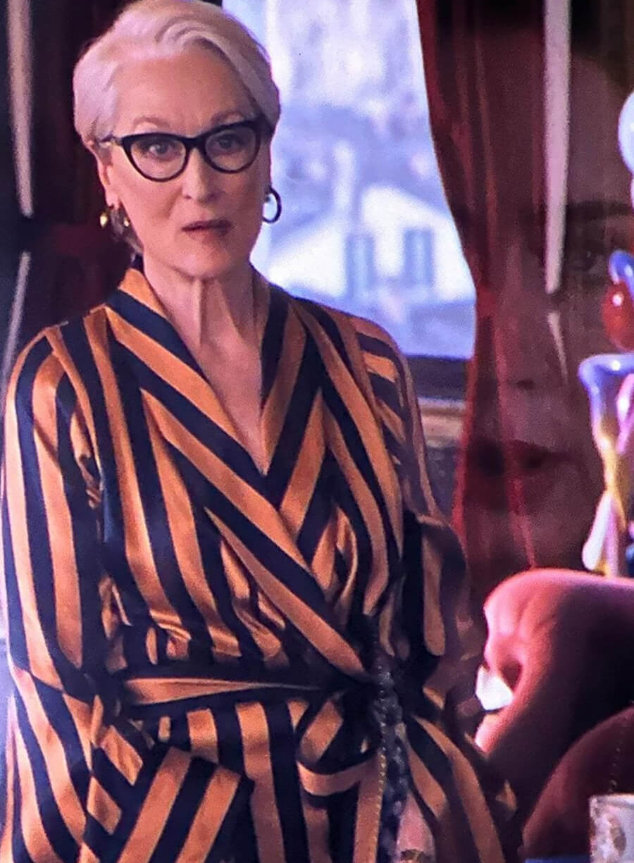 The Devil Wears Prada 2  Meryl Streep Strip Robe