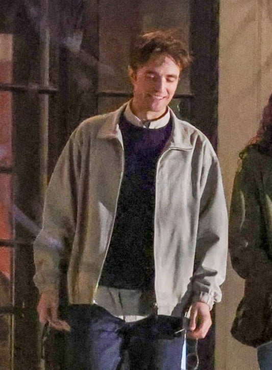 The Drama Robert Pattinson Grey Jacket