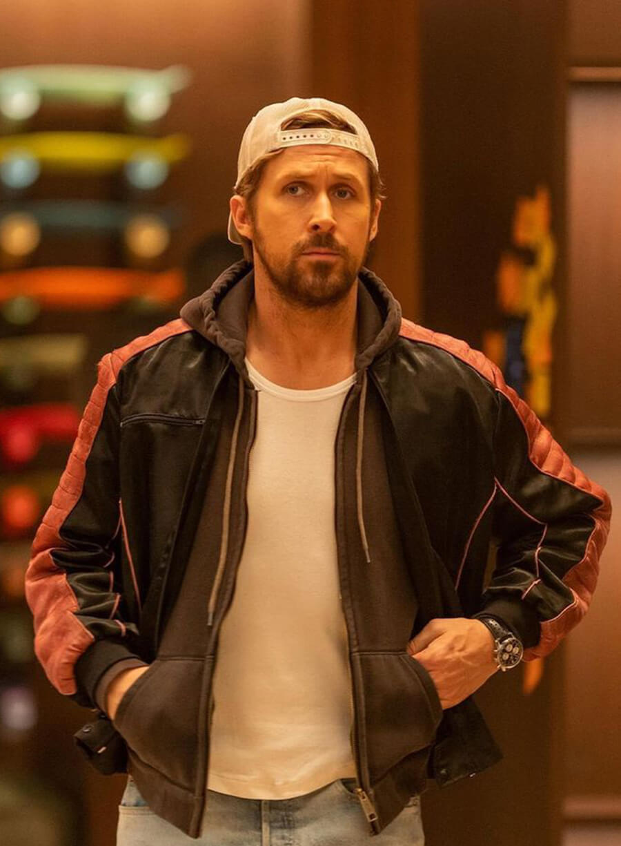 Ryan Gosling Black Leather Jacket