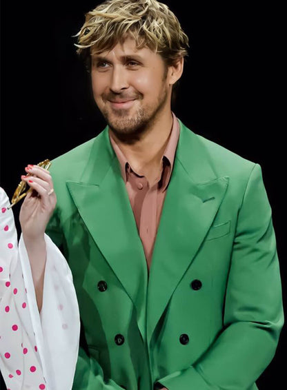 Ryan Gosling Green Blazer