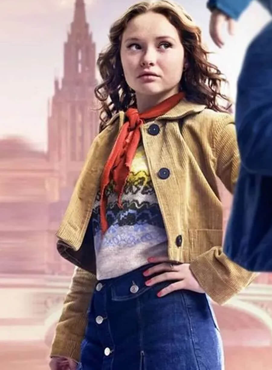 The Family Plan 2 Zoe Colletti Corduroy Jacket