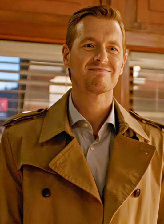 The Flash S09 Eddie Thawne Brown Coat