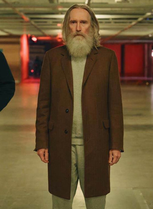 The Gentlemen S02 Pearce Quigley Brown Wool Coat
