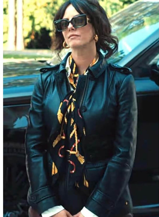 The Gentlemen S02 Susie Glass Black Leather Jacket