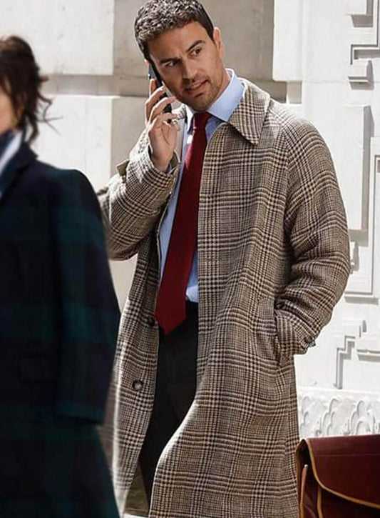 The Gentlemen S02 Theo James Plaid Coat