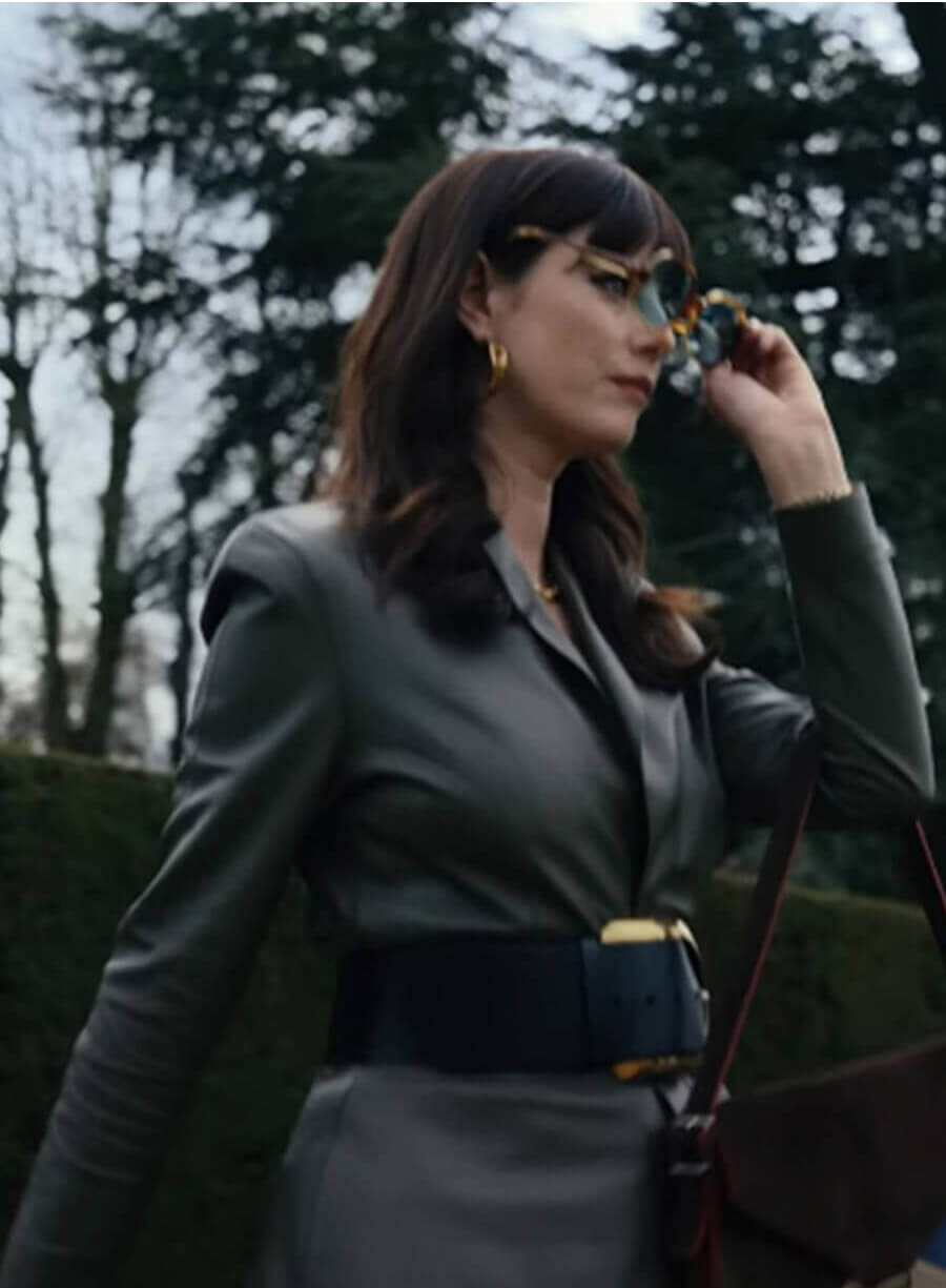 Susie Glass Leather Blazer