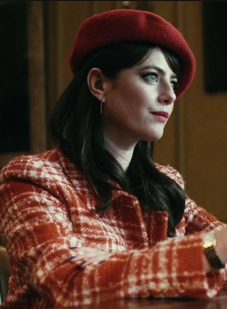 Susie Glass Plaid Coat