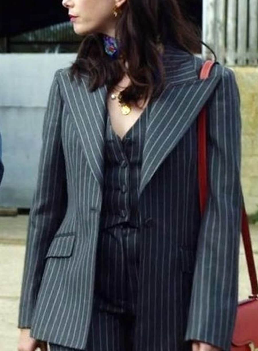 Susie Glass Striped Blazer