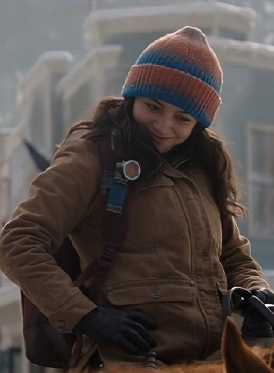 The Last Of Us S02 Isabela Merced Brown Jacket