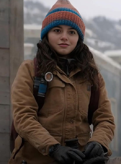 The Last Of Us S02 Isabela Merced Brown Jacket