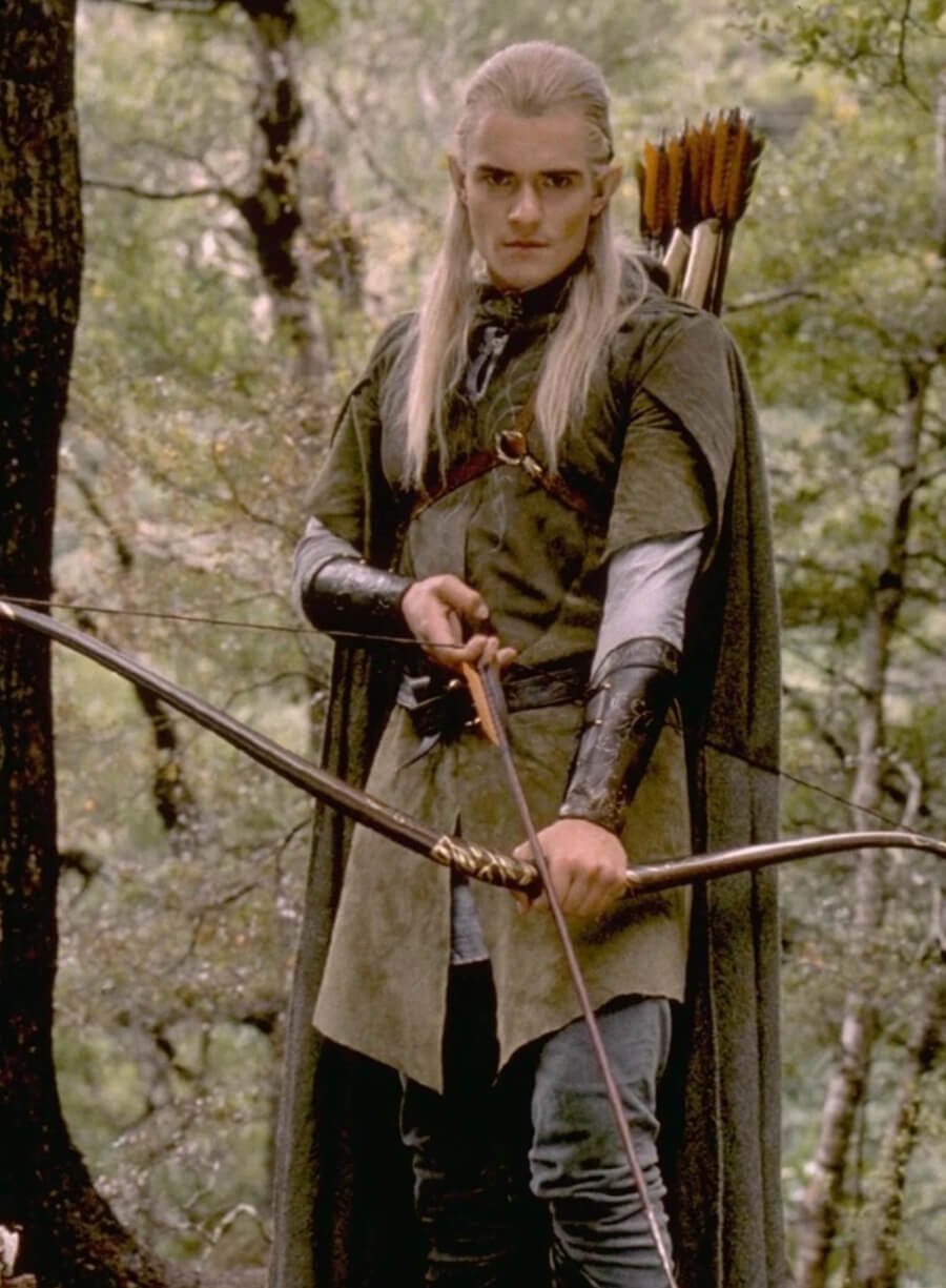 The Lord of the Rings 2001 Legolas Green Suede Coat