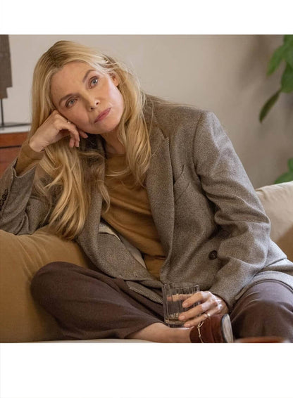 The Madison 2026 Michelle Pfeiffer Grey Coat