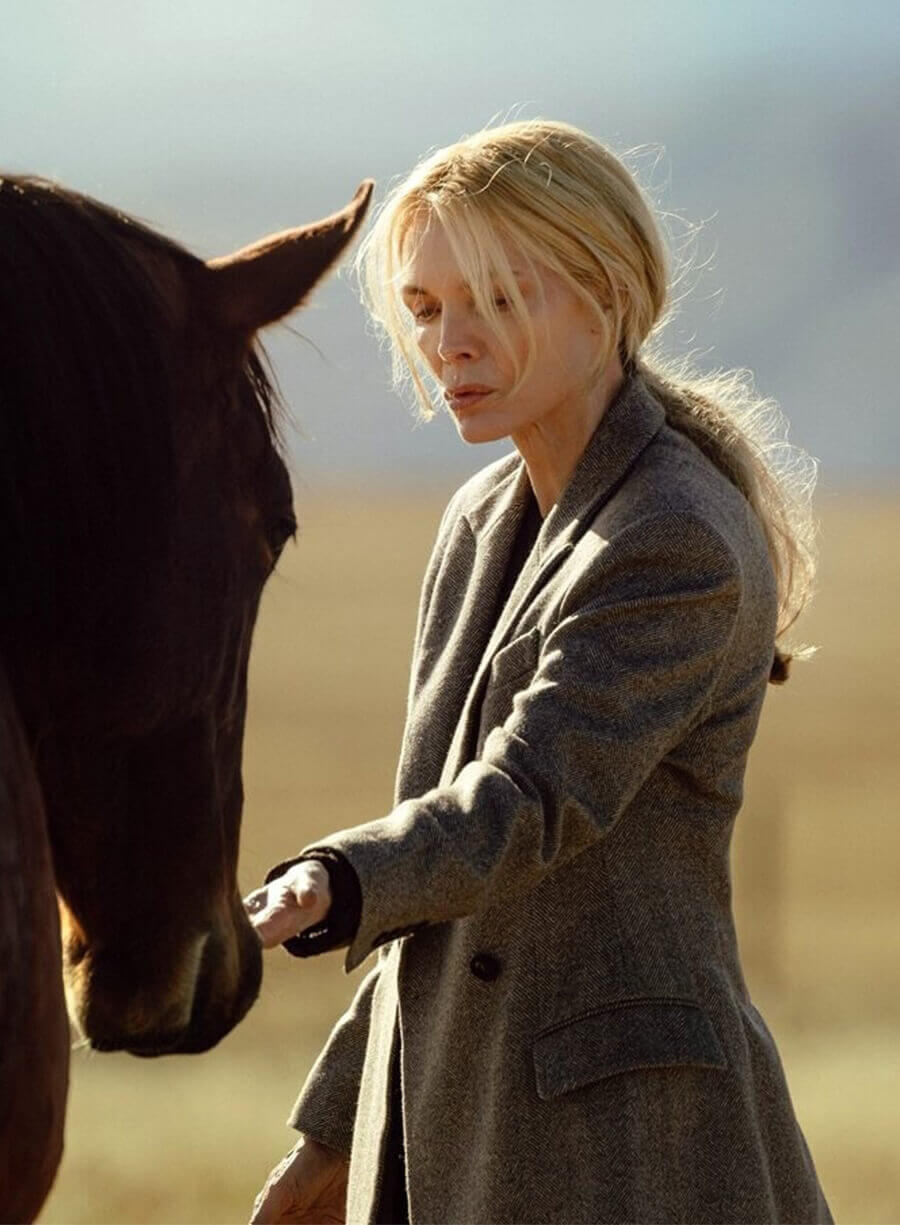 The Madison 2026 Michelle Pfeiffer Grey Coat