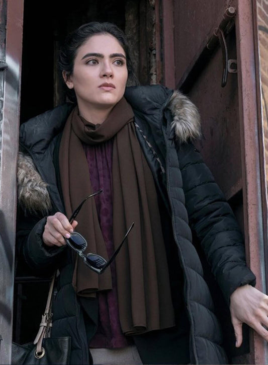 The Night Agent S02 Arienne Mandi Black Puffer Jacket
