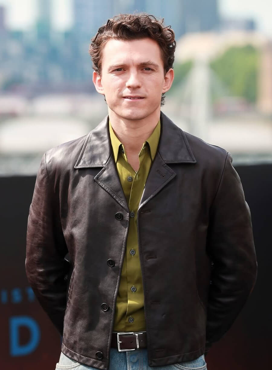 The Odyssey 2026 Tom Holland Leather Jacket