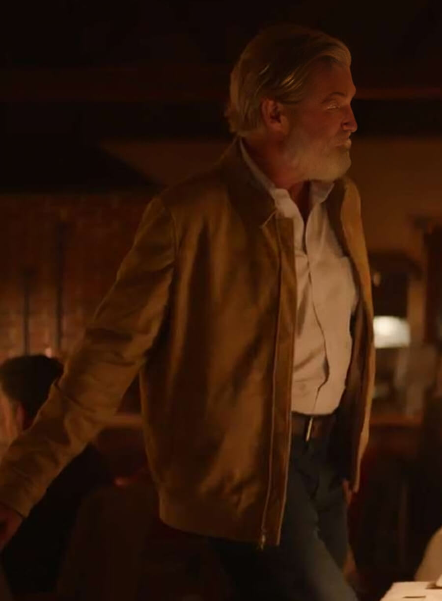 The Old Man Dan Chase Brown Suede Leather Jacket