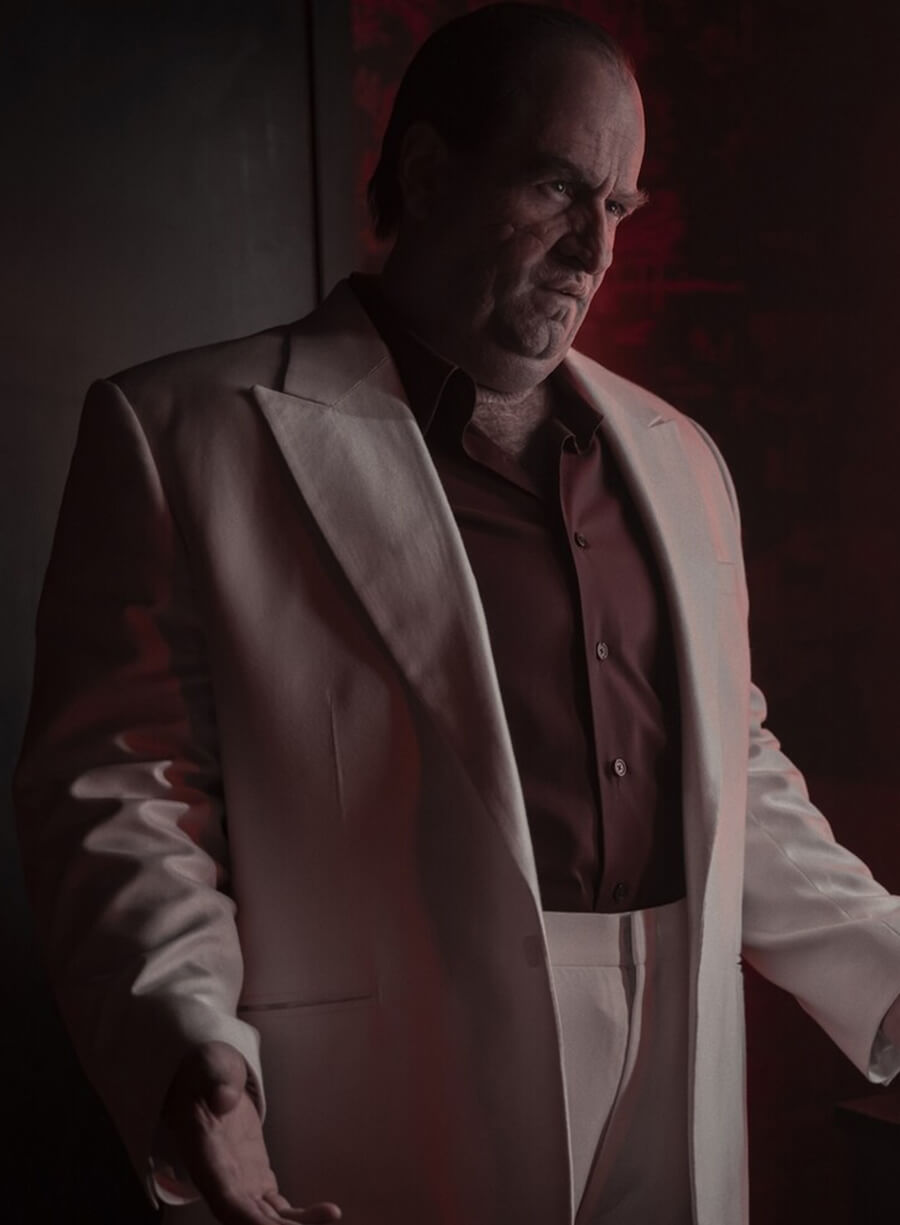 The Penguin 2024 Colin Farrell White Suit
