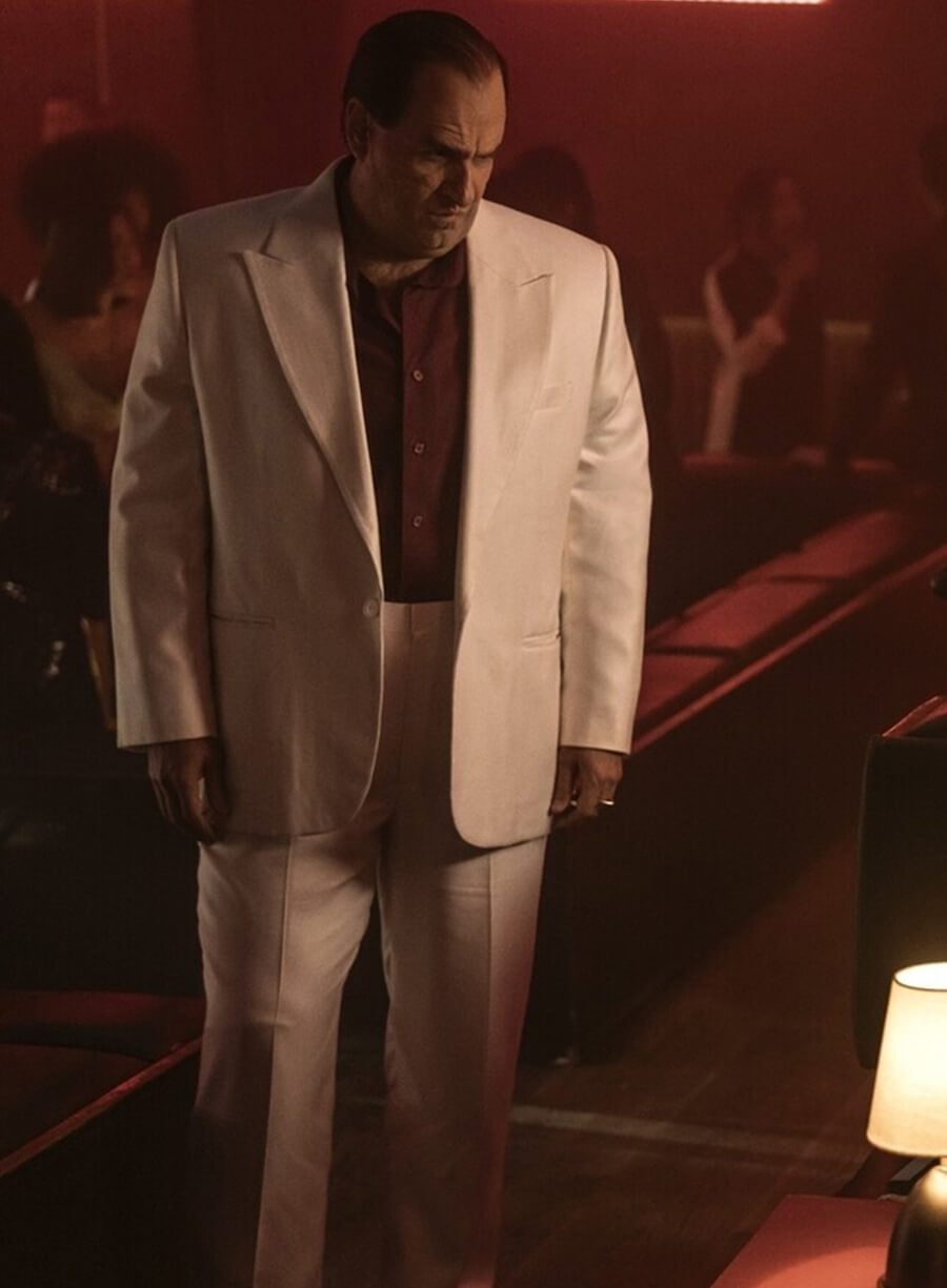 The Penguin 2024 Colin Farrell White Suit