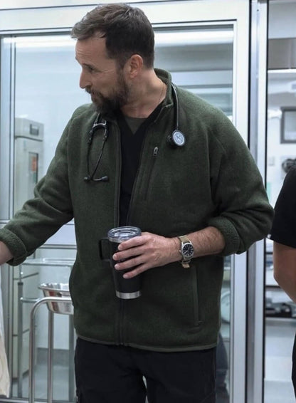 The Pitt S02 Noah Wyle Green Jacket