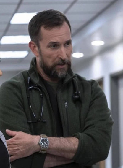 The Pitt S02 Noah Wyle Green Jacket