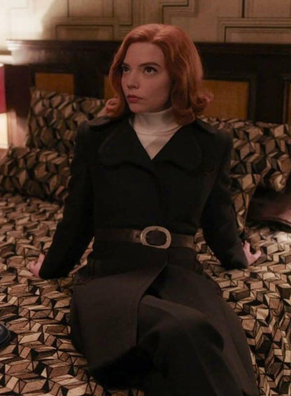 The Queens Gambit Beth Harmon Black Coat