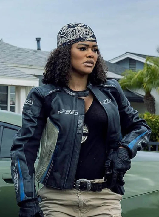 The Rip 2026 Teyana Taylor Motorcycle Leather Jacket