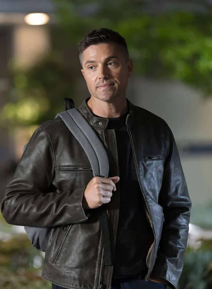 The Rookie S07 Tim Bradford Black Leather Jacket