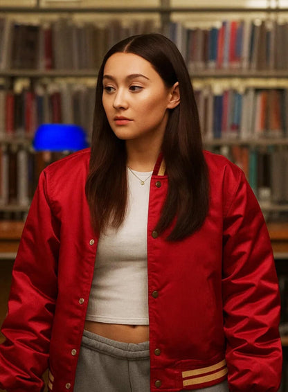 The Summer I Turned Pretty S03 Lola Tung Red Jacket