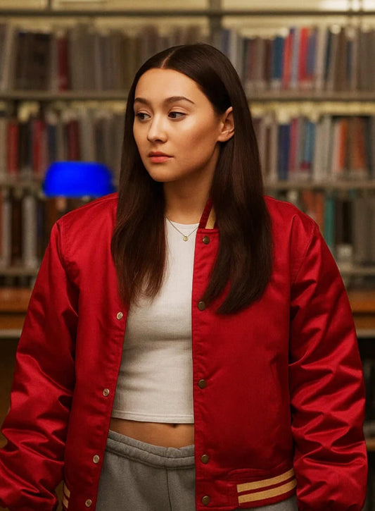 The Summer I Turned Pretty S03 Lola Tung Red Jacket