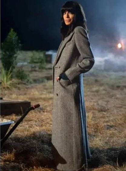 The Traitors UK S02 Claudia Winkleman Grey Coat