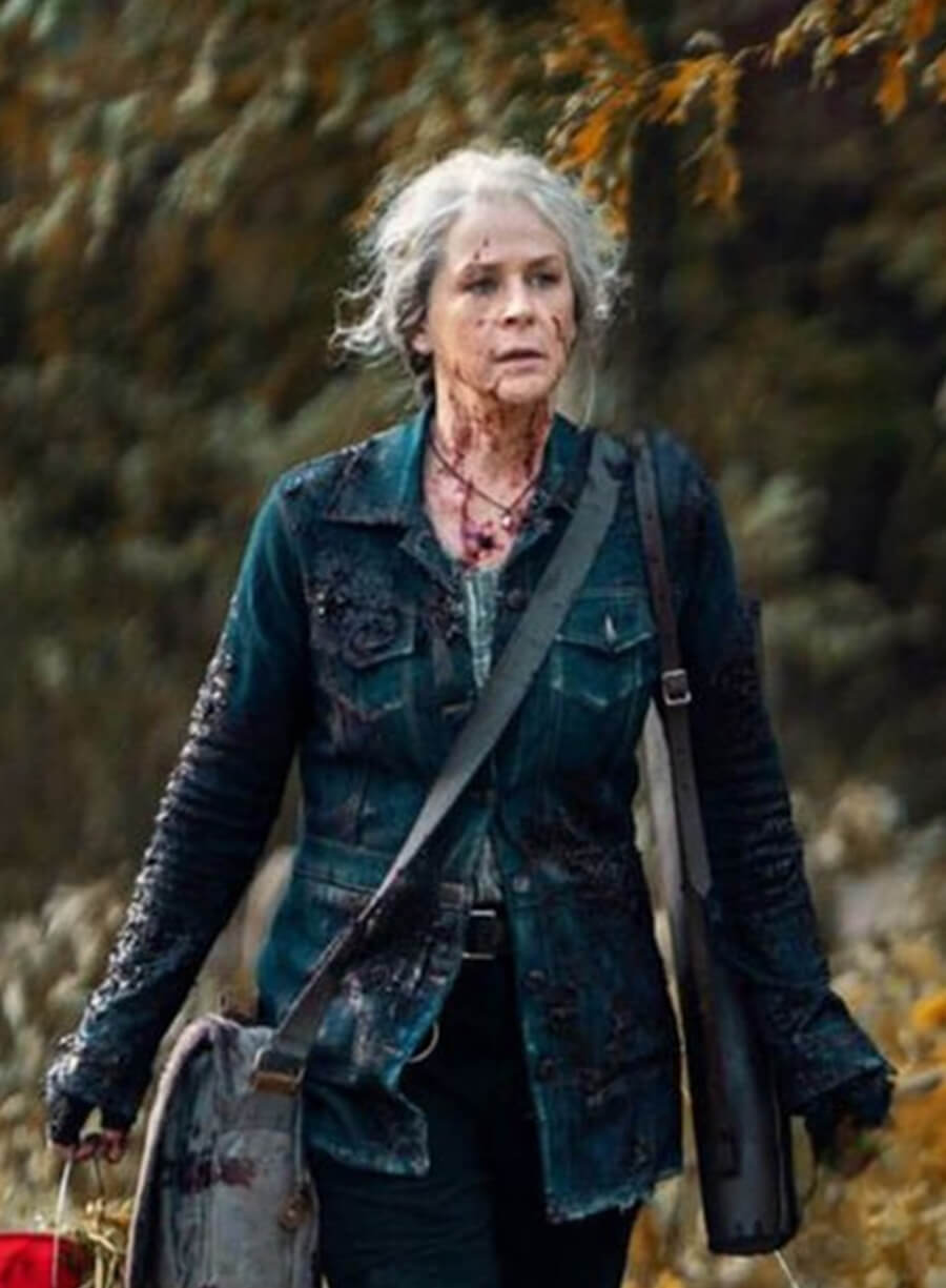 The Walking Dead S10 Carol Peletier Blue Denim Jacket