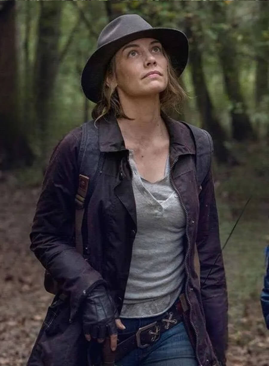 The Walking Dead S10 Maggie Rhee Brown Cotton Jacket