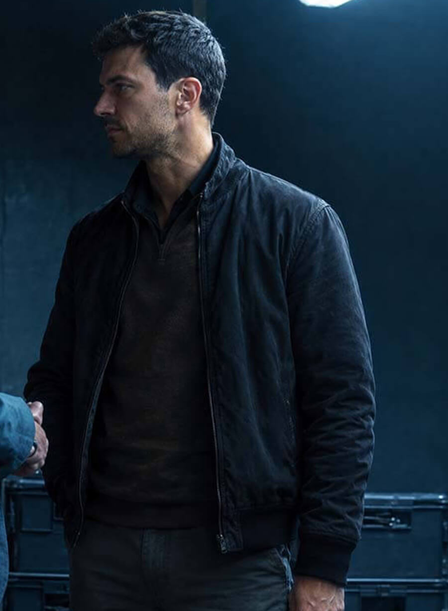 Theo James The Gentlemen S02 Black Wool Jacket