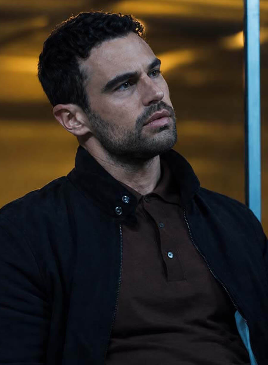 Theo James The Gentlemen S02 Black Wool Jacket