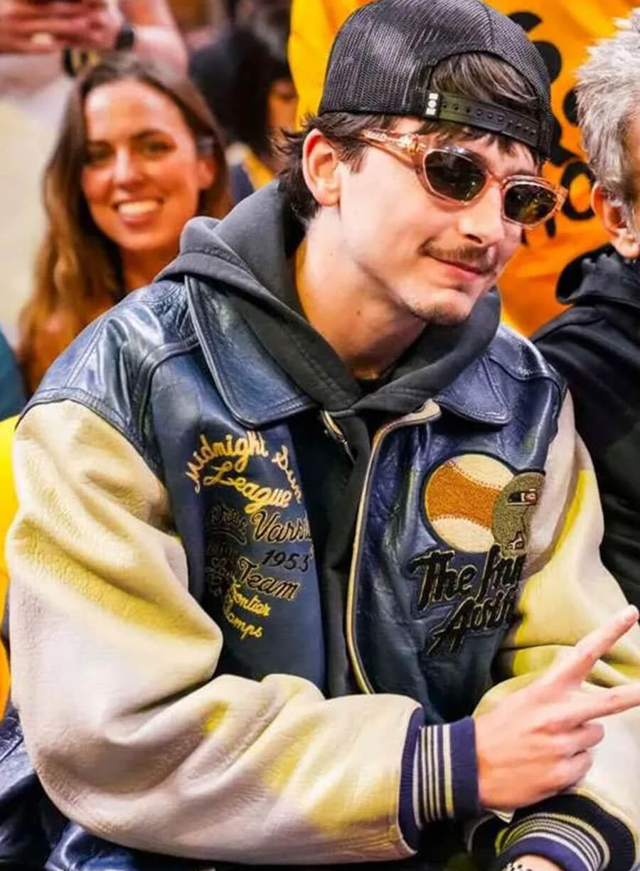Timothee Chalamet Leather Jacket