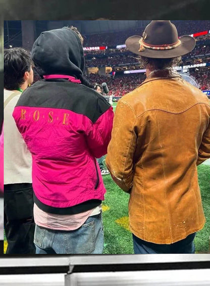Timothee Chalamet Pink Puffer Jacket