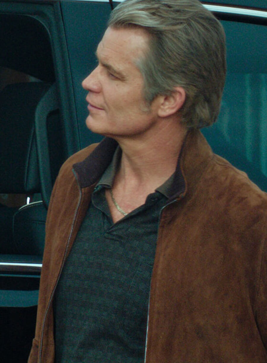 Timothy Olyphant Lucky S01 Brown Suede Jacket