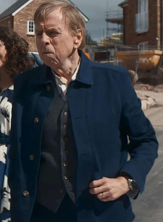 Timothy Spall Death Valley 2025 Blue Jacket