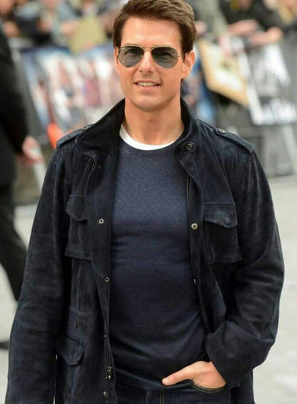 Tom Cruise Cotton Black Jacket
