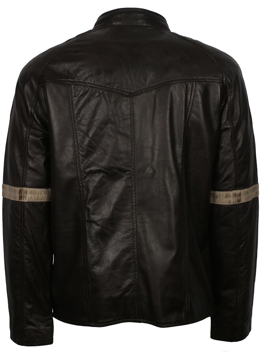 Tom Cruise War of the Worlds Brown Leather Jacket