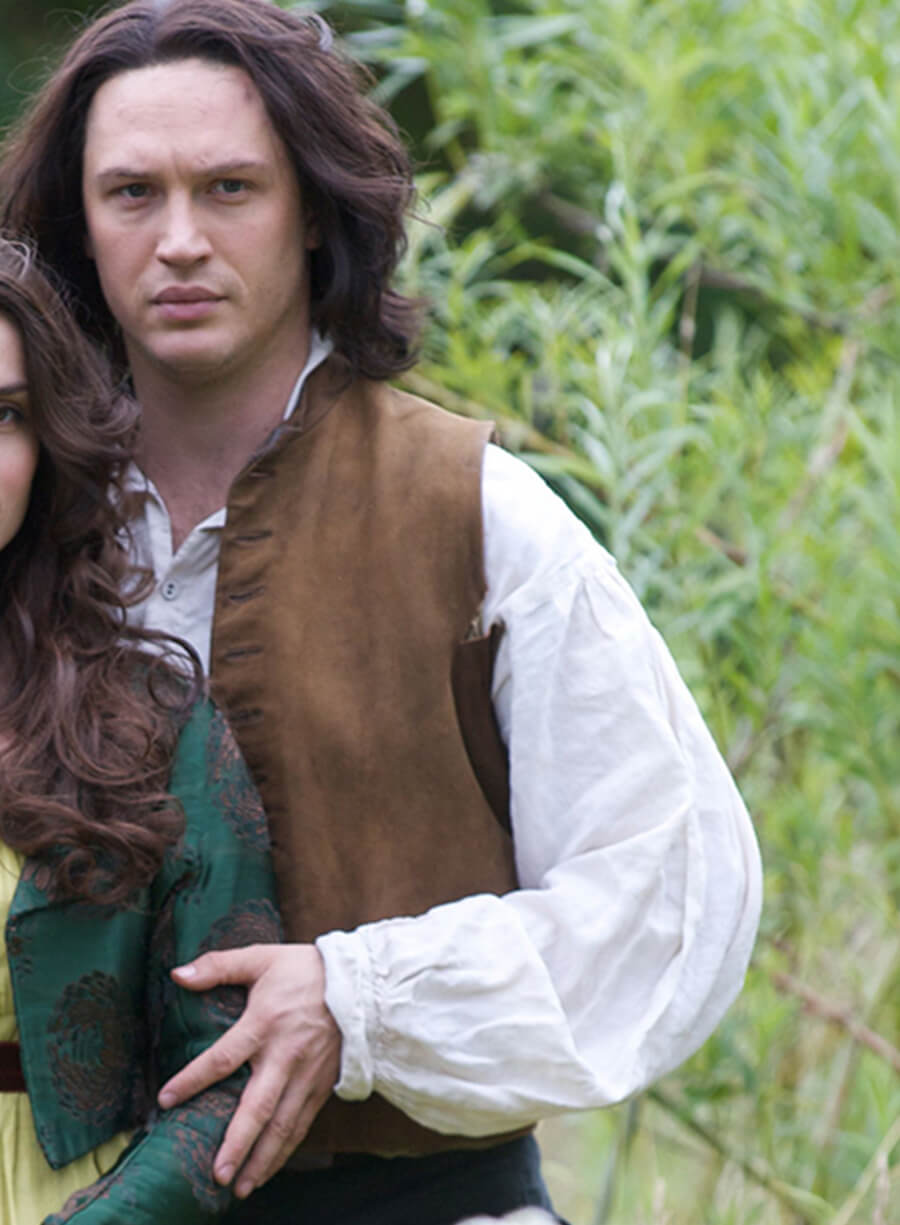 Tom Hardy Heathcliff Wuthering Heights Suede Vest